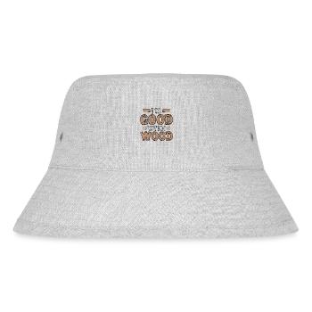 I'm Good With Wood Carpenter Wood Technician - Stanley/Stella Recycled Bucket Hat - heather grey - Front