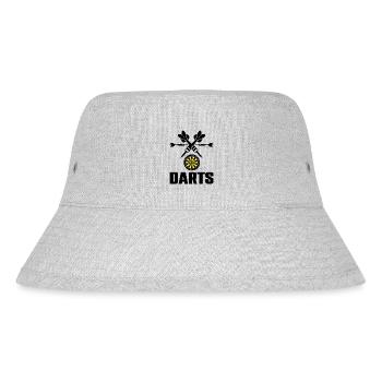 I Play Dart Game of Darts - Stanley/Stella Recycled Bucket Hat - heather grey - Front