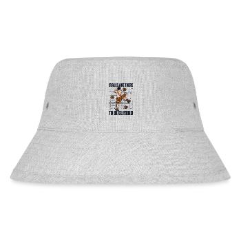 Walls Are There To Be Climbed Sport Climbing - Stanley/Stella Recycled Bucket Hat - heather grey - Front