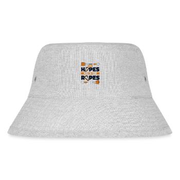 Our Hopes Are In The Ropes SpeedKletter Kraxler - Stanley/Stella Recycled Bucket Hat - heather grey - Front