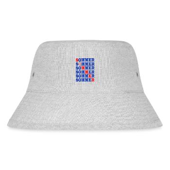 Sommer Maritim - Stanley/Stella recycelter Bucket Hat - Grau meliert - Vorne