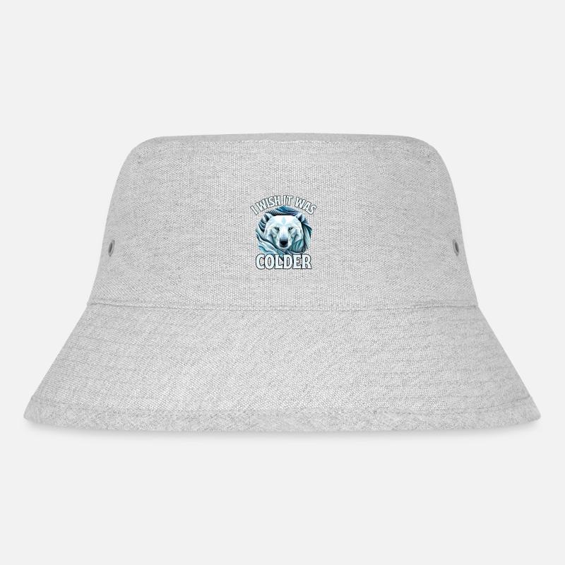 Sollte kälter sein - Stanley/Stella recycelter Bucket Hat - Grau meliert
