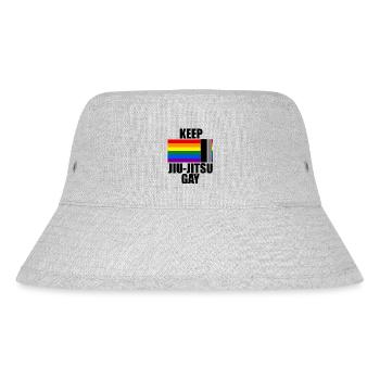 Keep Jiu Jitsu Gay - Stanley/Stella recycelter Bucket Hat - Grau meliert - Vorne