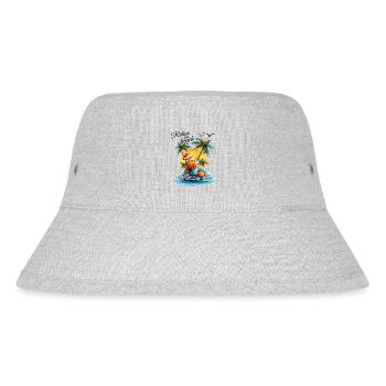 Summer Drink Cocktail Beach Holiday - Stanley/Stella Recycled Bucket Hat - heather grey - Front