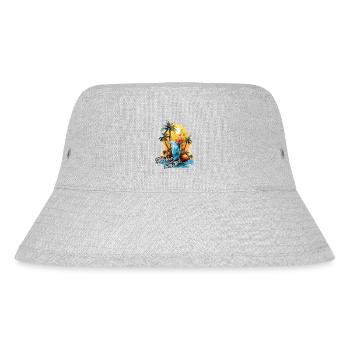 Summer Drink Cocktail Beach Holiday - Stanley/Stella Recycled Bucket Hat - heather grey - Front