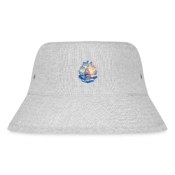 Segeln Segelboot Regatta Segeln Meer Segeln - Stanley/Stella recycelter Bucket Hat - Grau meliert - Vorne