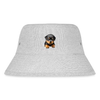Rottweiler puppy Rottweiler dog puppy dogs - Stanley/Stella Recycled Bucket Hat - heather grey - Front