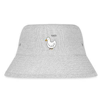 Gans - Stanley/Stella recycelter Bucket Hat - Grau meliert - Vorne