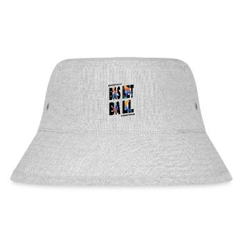 Basketball Basketballspieler Spieler Vintage Bunt - Stanley/Stella recycelter Bucket Hat - Grau meliert - Vorne