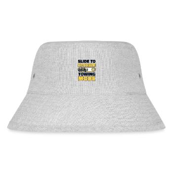 Slide To Activate Towing Mode Tow Truck - Stanley/Stella Recycled Bucket Hat - heather grey - Front