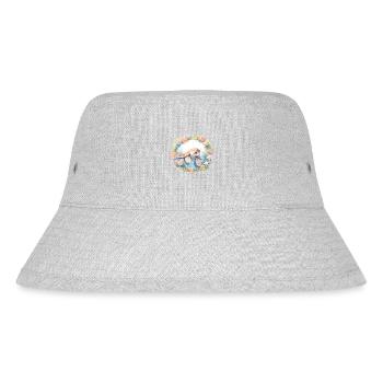 Turtle Lizard Turtle Baby Turtles - Stanley/Stella Recycled Bucket Hat - heather grey - Front