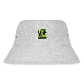I Like Aliens Ufo Conspiracy Außerirdischer Alien - Stanley/Stella Recycled Bucket Hat - heather grey - Front
