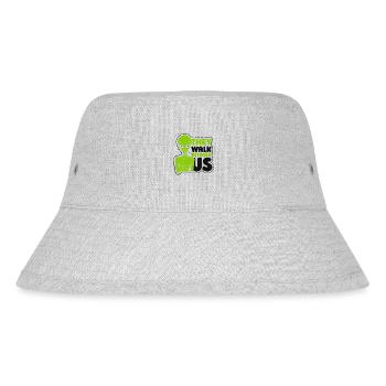 They Walk Between Us Alien Ufo - Stanley/Stella Recycled Bucket Hat - heather grey - Front