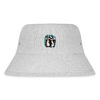 SKUNKS LUSTIG - Stanley/Stella recycelter Bucket Hat - Grau meliert - Vorne