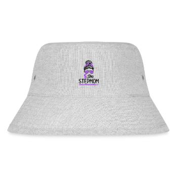 Stepmother Mother's Day Stepmom Mother - Stanley/Stella Recycled Bucket Hat - heather grey - Front