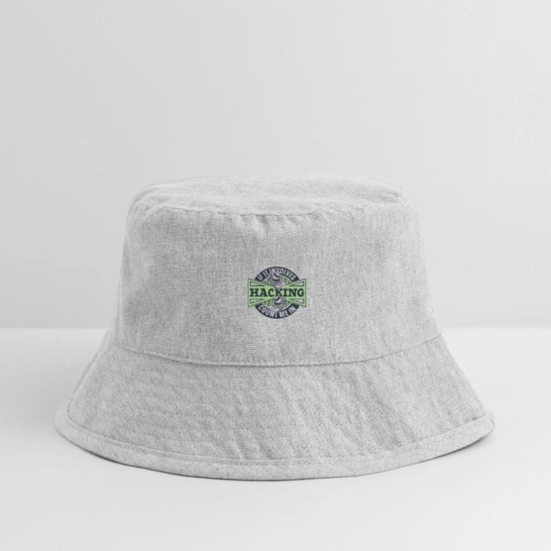 If It Involves Hacking Count Me In Sniffer Stanley/Stella recycelter Bucket Hat