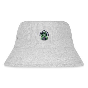 Hack The Planet Phishing Sniffer Social - Stanley/Stella recycelter Bucket Hat - Grau meliert - Vorne