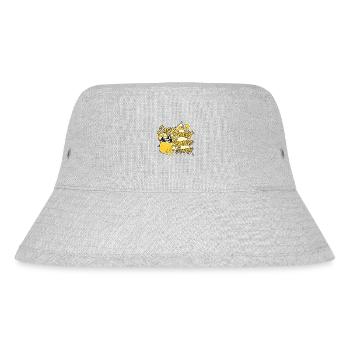 Easy Peasy Lemon Squeezy Limonade Liebhaber - Stanley/Stella recycelter Bucket Hat - Grau meliert - Vorne