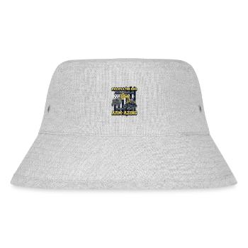 Excavator Dad Seilbagger Raupenbagger Excavator - Stanley/Stella recycelter Bucket Hat - Grau meliert - Vorne