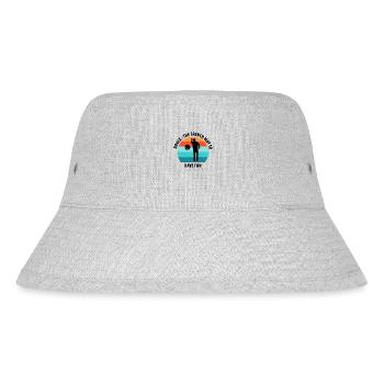 Boule Petanque Boccia Boules - Stanley/Stella recycelter Bucket Hat - Grau meliert - Vorne