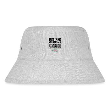 Bäckerei Rentner Oma Rentner Pension Baker Pas - Stanley/Stella recycelter Bucket Hat - Grau meliert - Vorne