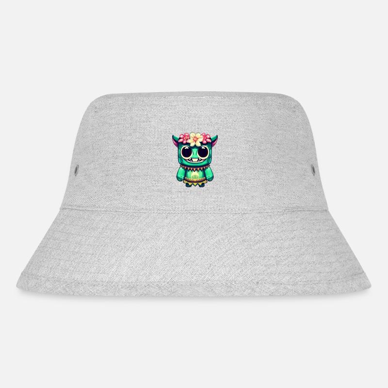 Kiddy Tikki Hawaii - Stanley/Stella recycelter Bucket Hat - Grau meliert