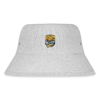 Your Hole Is My Goal Excavator Duty cycle crawler crane - Stanley/Stella Recycled Bucket Hat - heather grey - Front