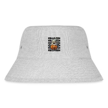 Halloween Design gruselig für die nächste Party - Stanley/Stella recycelter Bucket Hat - Grau meliert - Vorne