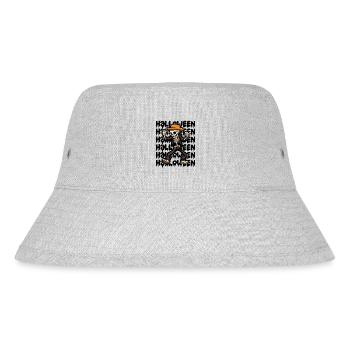 Halloween Design gruselig für die nächste Party - Stanley/Stella recycelter Bucket Hat - Grau meliert - Vorne