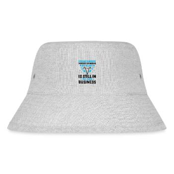 Pensionierte Oma Rentner Rentner Krankenschwester Krankenschwester Re - Stanley/Stella recycelter Bucket Hat - Grau meliert - Vorne