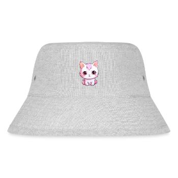 Baby Cat - Stanley/Stella Recycled Bucket Hat - heather grey - Front