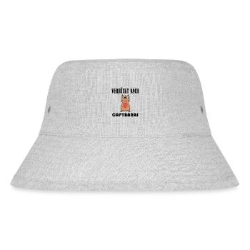 Capybara Wasserschwein Capybaras - Stanley/Stella recycelter Bucket Hat - Grau meliert - Vorne