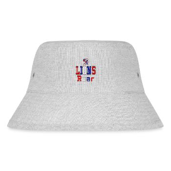 THREE LIONS ROAR - Stanley/Stella Recycled Bucket Hat - heather grey - Front