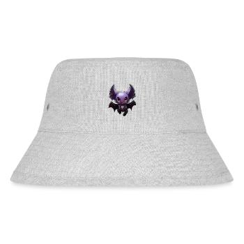 Bat Anime - Stanley/Stella Recycled Bucket Hat - heather grey - Front