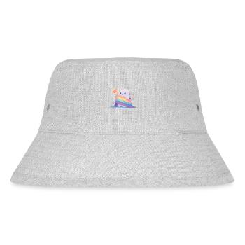 Gespenst Lgbt Geist Lgbt Fahne - Stanley/Stella recycelter Bucket Hat - Grau meliert - Vorne