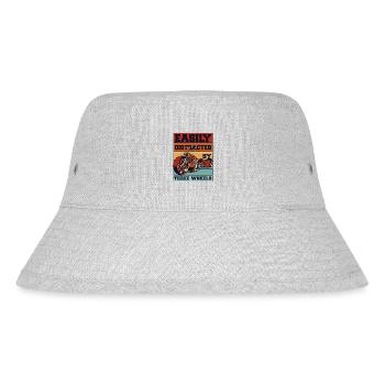 Easily Distracted By Three Wheels Threewheeler - Stanley/Stella recycelter Bucket Hat - Grau meliert - Vorne
