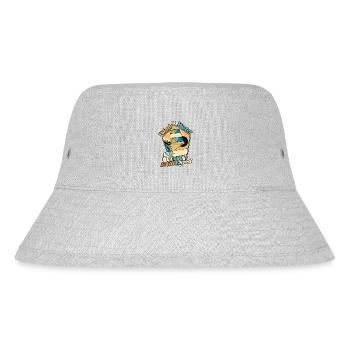 Wind And Water Is All I Need Surfer Wassersport - Stanley/Stella recycelter Bucket Hat - Grau meliert - Vorne