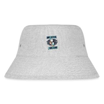 Cancel Everything There Is Wind Water Sports - Stanley/Stella Recycled Bucket Hat - heather grey - Front