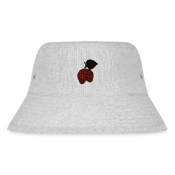 fir cone - Stanley/Stella Recycled Bucket Hat - heather grey - Front