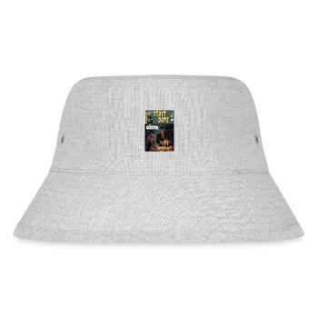 Retro Horror Comic - The First Date - Stanley/Stella Recycled Bucket Hat - heather grey - Front