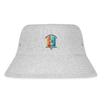 Bird Watching Bird Watching Birding Bird - Stanley/Stella Recycled Bucket Hat - heather grey - Front
