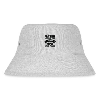 Väter wissen viel aber Opa weiß alles - Bob recyclé Stanley/Stella - gris chiné - Devant