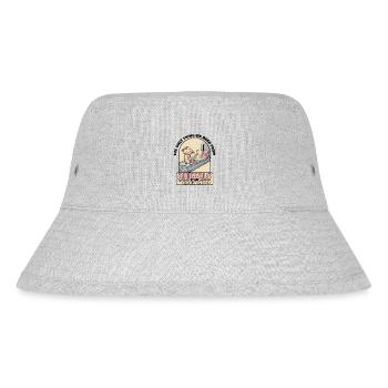 The Only Thing We Need From Animals Vegan Veganism - Stanley/Stella Recycled Bucket Hat - heather grey - Front