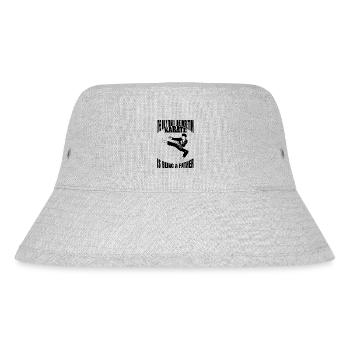 Karate, Aikido, Martial Arts, Hapkido, Martial Arts, Judo - Stanley/Stella Recycled Bucket Hat - heather grey - Front