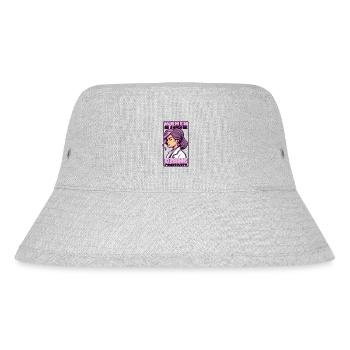 Women In Science Bring Positivity STEM Scientist - Stanley/Stella Recycled Bucket Hat - heather grey - Front