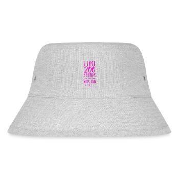 Happy Divorce Party I Lost 200 - Stanley/Stella Recycled Bucket Hat - heather grey - Front