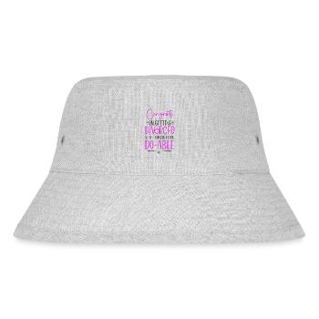 Happy Divorce Party Congrats On - Stanley/Stella Recycled Bucket Hat - heather grey - Front