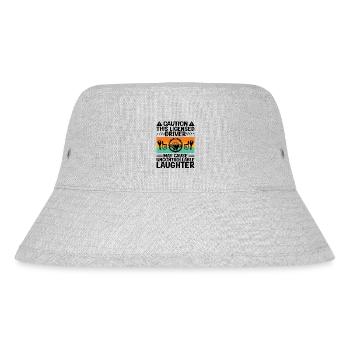 Driving License Passed New Driver Permit Driving S - Stanley/Stella Recycled Bucket Hat - heather grey - Front