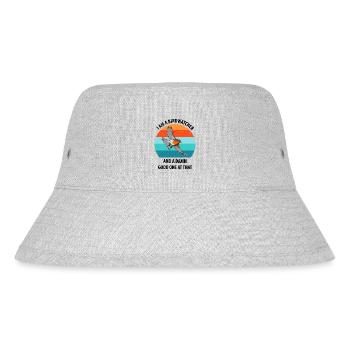 Bird Watching Bird Watching Birding Bird - Stanley/Stella Recycled Bucket Hat - heather grey - Front