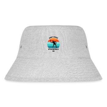 Racqueetball - Stanley/Stella Recycled Bucket Hat - heather grey - Front